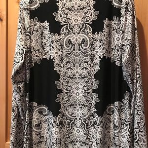 INC International Concepts Tops - 🎃 SALE INC Long Sleeved Black White Blouse NWOT INC International Concepts Tops - 🎃 SALE INC Long Sleeved Black White Blouse NWOT